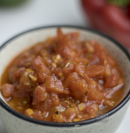 Chunky Tomato Chili Garlic Dip Recipe